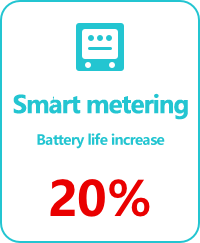 smart metering battery life increase 20%
