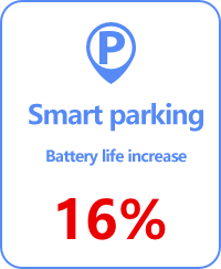 smart parking battery life increase 16%