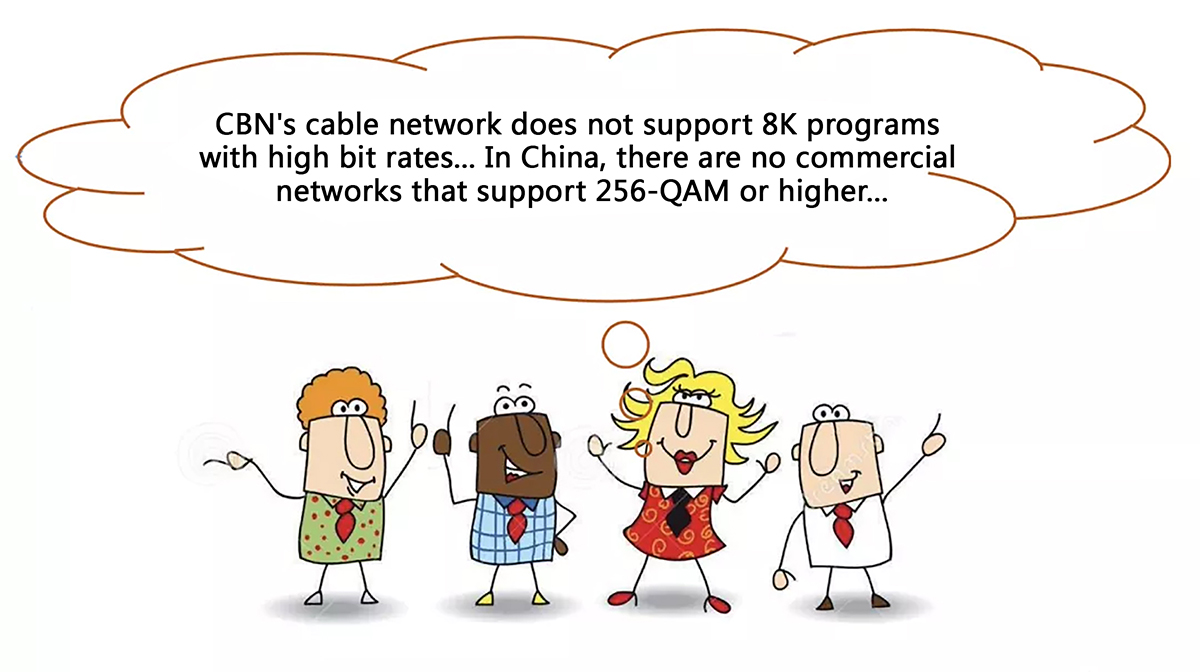 8K commercial network