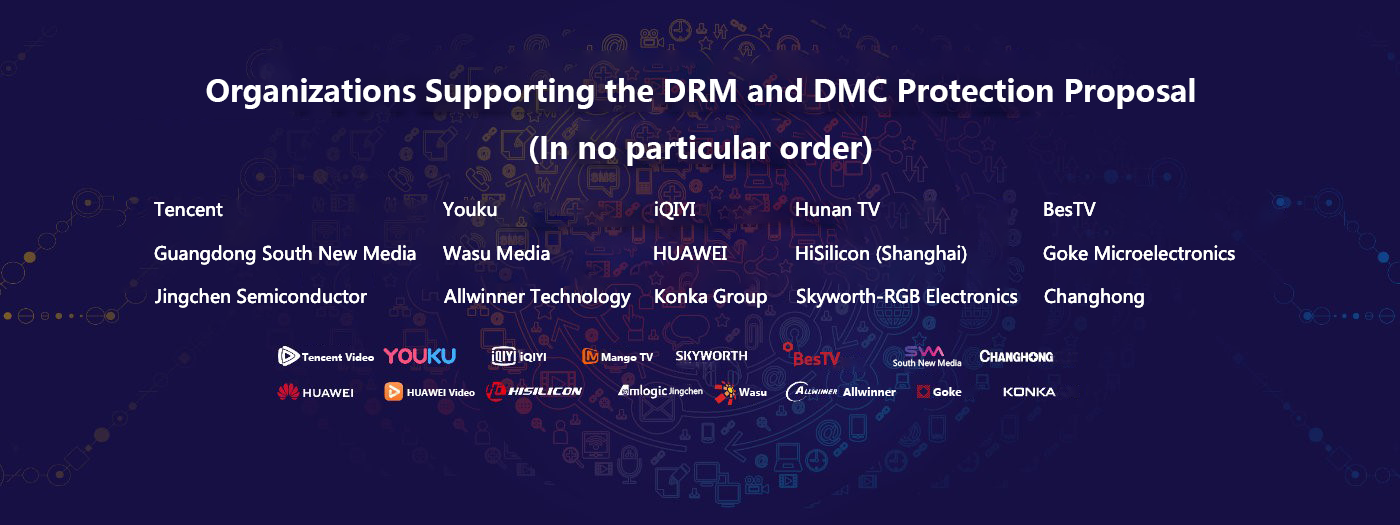 Organizations Participating in the Release of the DRM and DMC Protection Proposal