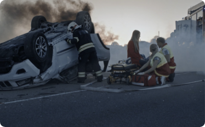 40% of traffic accidents